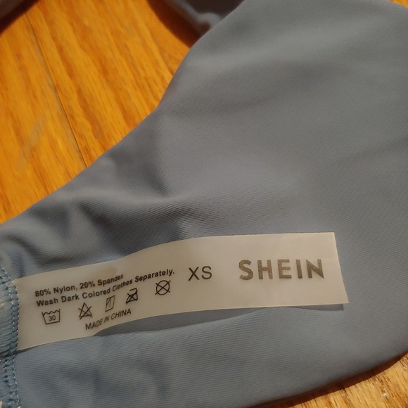New Shein Blue Bikini Top - Picture 3 of 3